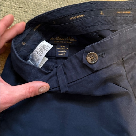 Brooks Brothers Dark Blue Men's Shorts - Picture 2 of 4
